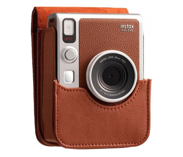 Fujifilm Instax Mini Evo pokrowiec brązowy - 1337218 - zdjęcie 3